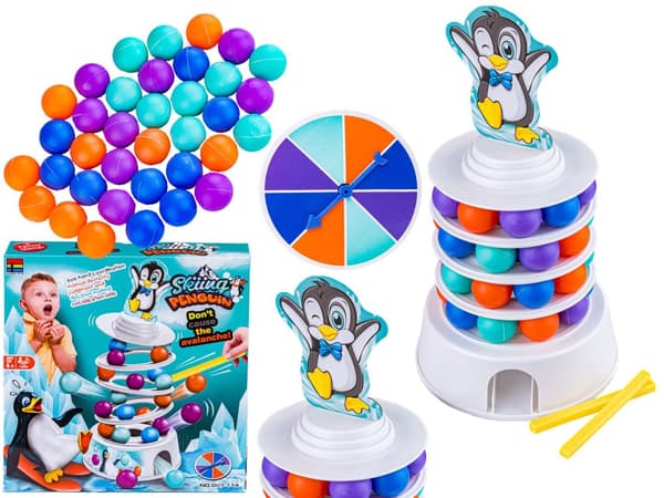 Penguin on Skis, Penguin on a Moving Tower Arcade Game