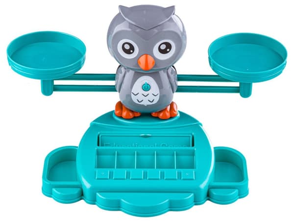Spelinlärning Räkna och engelska Flashcards - Balans Balans Våga Owl Owl - Owl Balans