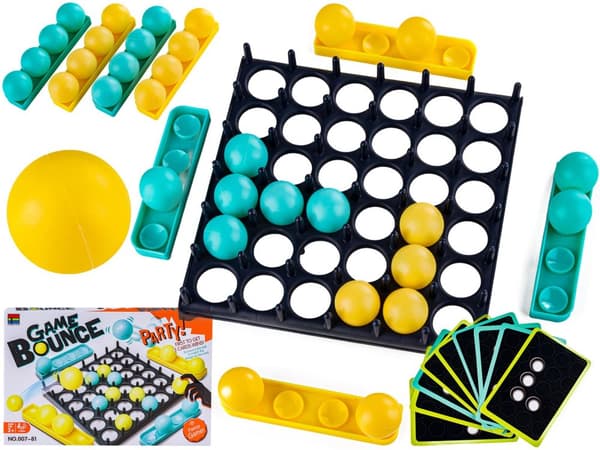 Familie-arkadespil Bounce SPIL, puslespil, kort, bolde