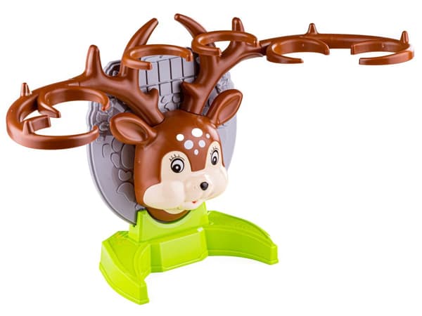 Arkadspel kastar bollen i korgen till målet, Deer + Accessories, Deer Bounce Game
