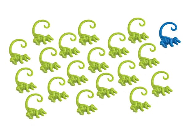 Familiespil af Pick Up Type - Faldende dinosauraber