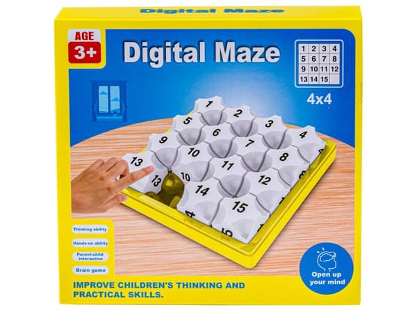 Pædagogisk tal puslespil DIGITAL MAZE