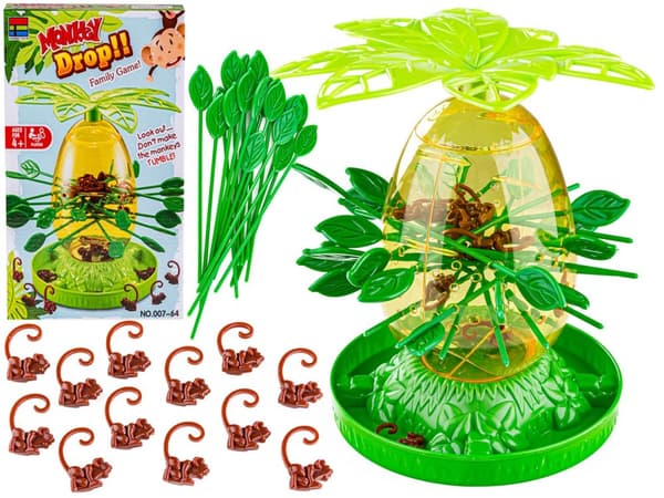 Arkadespiltype: Pick Up Sticks, Monkey Drop, FALDENDE ABER