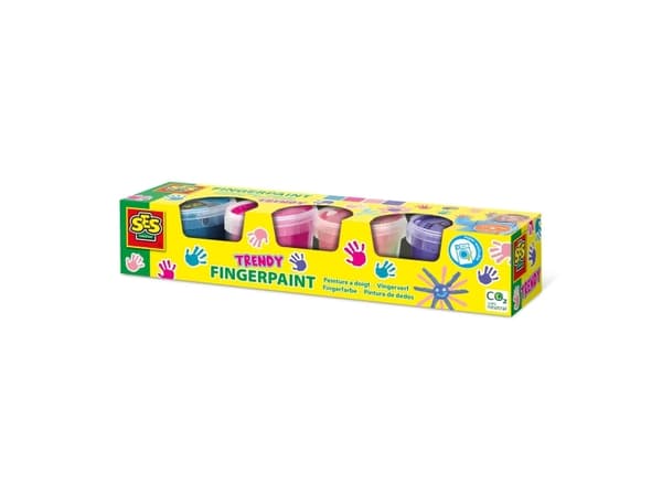 SES SES Fingermålning 4kol 4x110ml 00392 03920