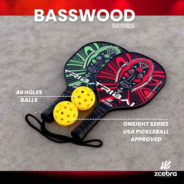 Zcebra Pickleball Tribal Pickleballracket