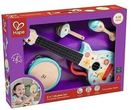 4-i-1 musikksett HAPE EDUKAMP