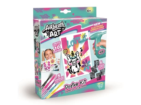 AIRBRUSH ART Mini Poster Kit
