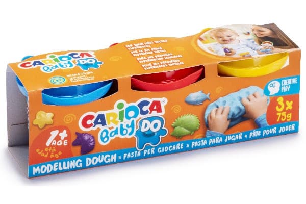 Carioca - Baby Dough (3x75gr.) (809445) /Arts and Crafts