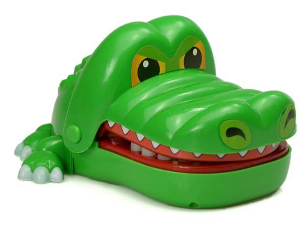 Arkadspel Crocodile hos tandläkaren