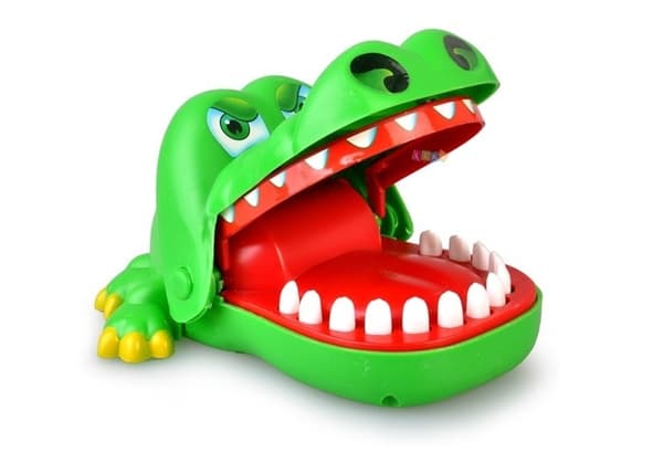 Arkadspel Crocodile hos tandläkaren