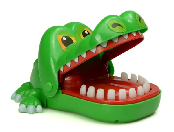 Arkadspel Crocodile hos tandläkaren