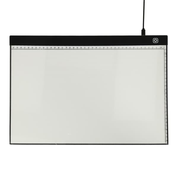 Piirustustaulu, piirustustaulu, LED-valaistu, A3