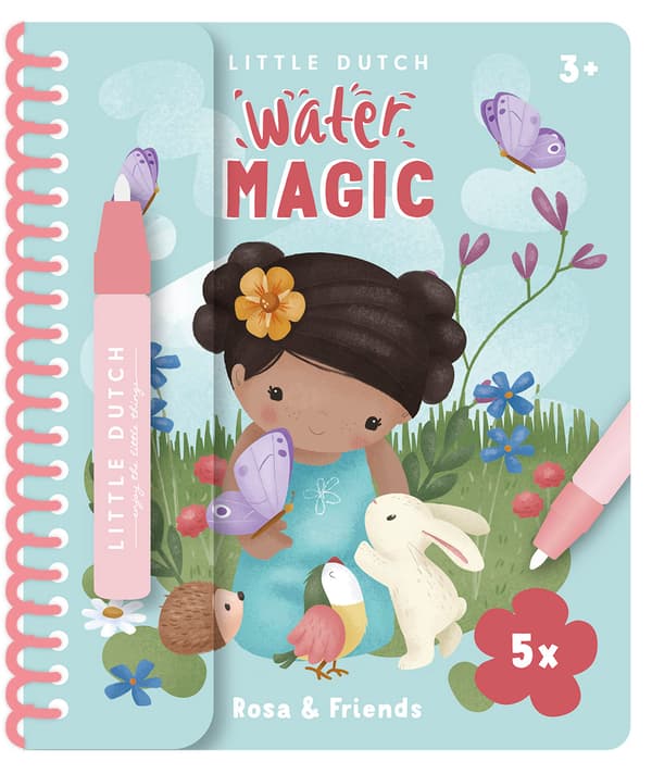 Little Dutch - Water Reveal Book Rosa  Friends - 125476