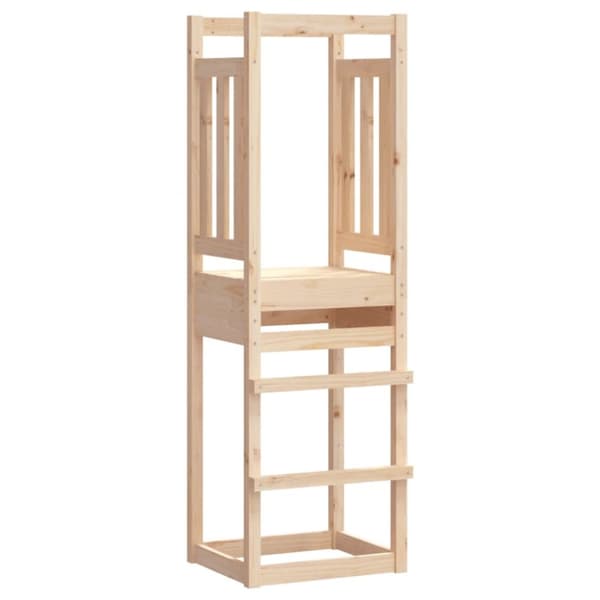 legetårn 53x46,5x169 cm massivt fyrretræ