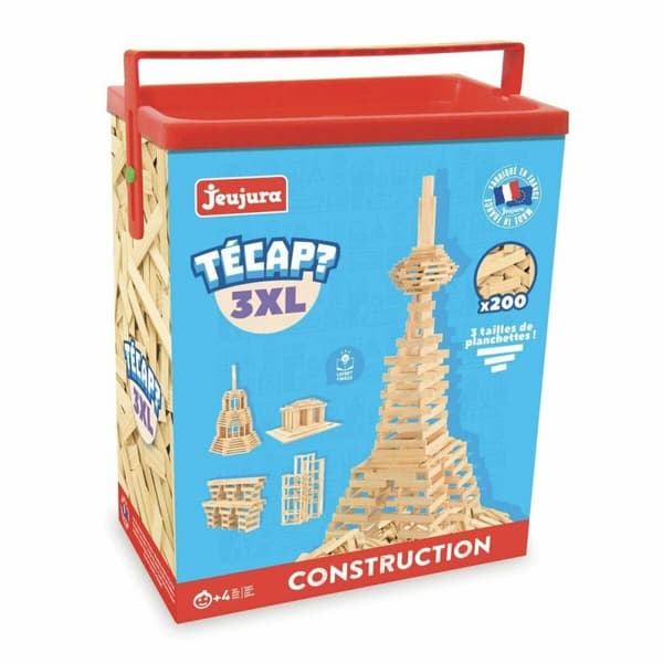 Boat with Building Blocks Jeujura TECAP? 3XL 200 Pieces
