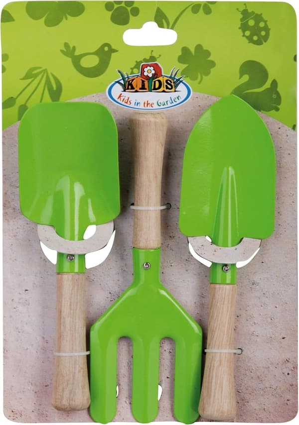 Gardenlife - Children garden tools set/3 green (KG106)
