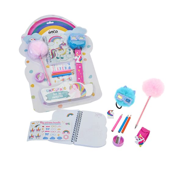 UNICORN STATIONERY LOT 8 pcs