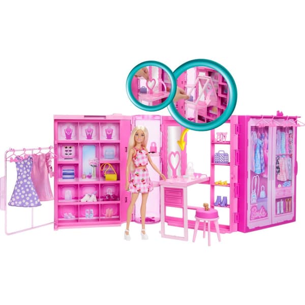 Barbie  Dream Closet 3.0 with Doll (HXD58)