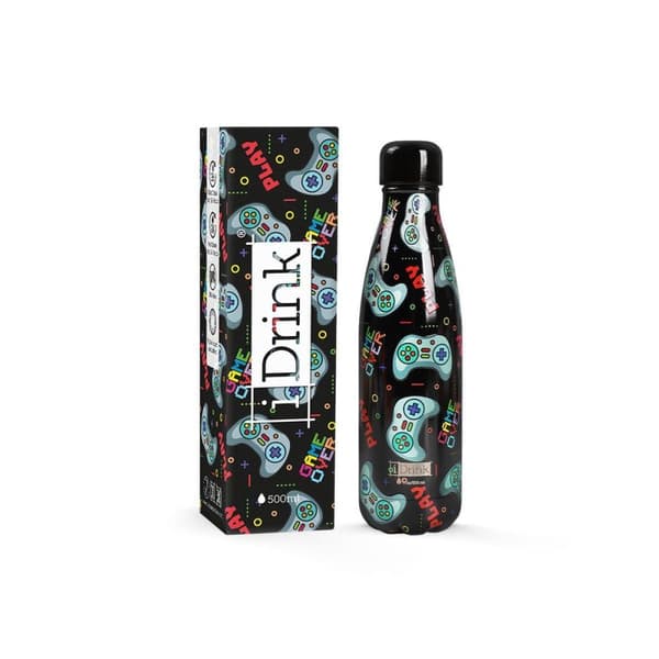 I-Drink - Thermal Bottle 500 ml  LETS PLAY (ID0439)