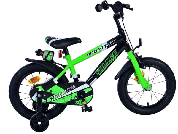 Volare - Childrens Bicycle 14 - Green/Black (31478)