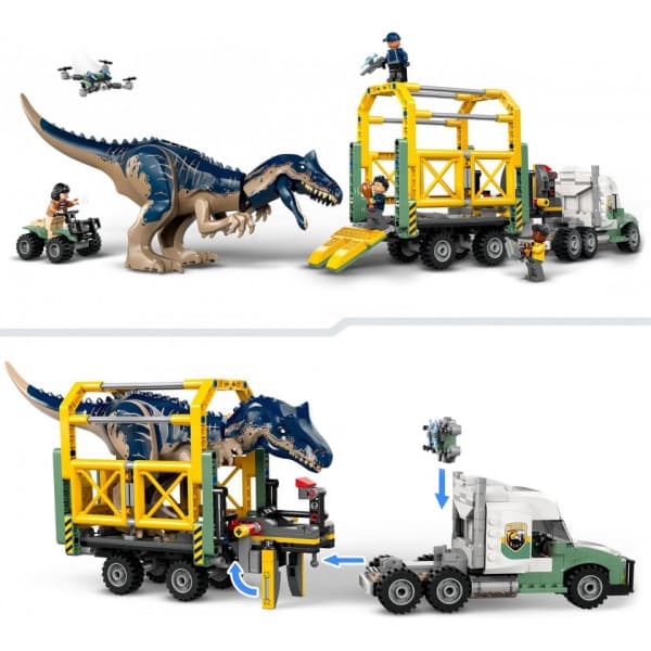 LEGO Jurassic World 76966 - Dinosaurus-operaatiot: Allosaurus-rekka