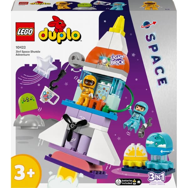 LEGO DUPLO Town 10422 - 3-in-1-avaruussukkulaseikkailu
