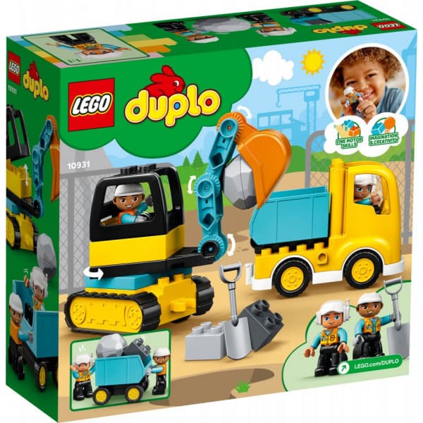 LEGO DUPLO Town 10931 - Kuorma-auto ja telakaivuri