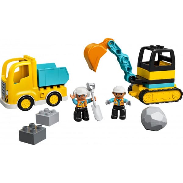 LEGO DUPLO Town 10931 - Kuorma-auto ja telakaivuri