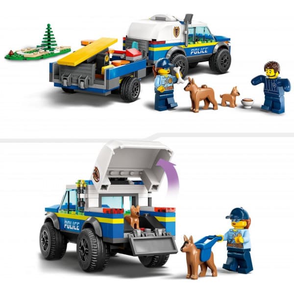 LEGO City Polisens mobila hundträning 60369 Bygg- och lekset (197 delar)
