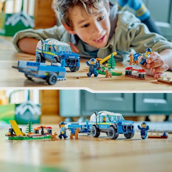 LEGO City Polisens mobila hundträning 60369 Bygg- och lekset (197 delar)