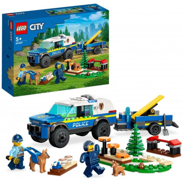 LEGO City Polisens mobila hundträning 60369 Bygg- och lekset (197 delar)