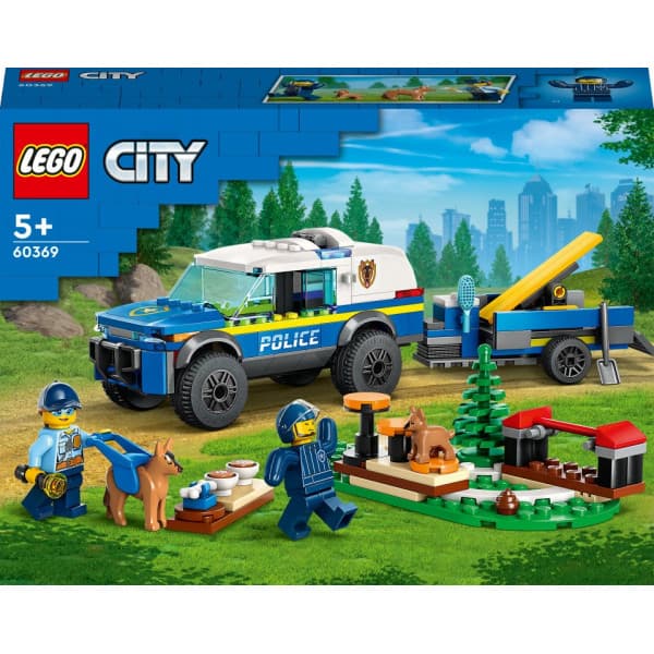 LEGO City Polisens mobila hundträning 60369 Bygg- och lekset (197 delar)