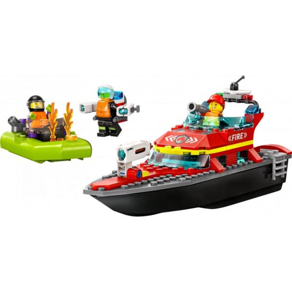 LEGO City Brandräddningsbåt 60373 Bygg- och lekset (144 delar)