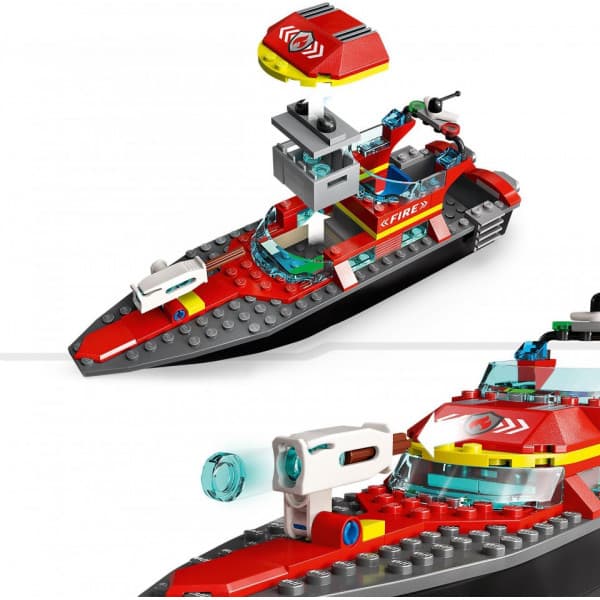 LEGO City Brandräddningsbåt 60373 Bygg- och lekset (144 delar)
