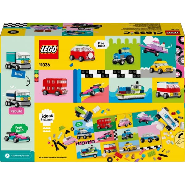 LEGO Classic 11036 - Luovat ajoneuvot