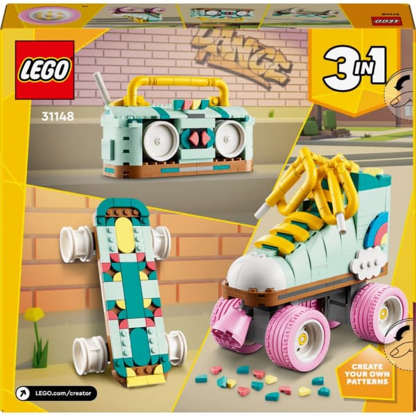 LEGO Creator Retrorullskridsko 3-i-1-leksak 31148