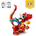 Miniatyrbild 3 av 9: LEGO Creator Röd drake 3-i-1-djurlekset 31145