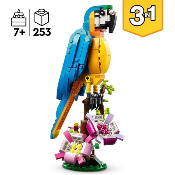 LEGO Creator Exotisk papegoja 31136 Byggset (253 delar)