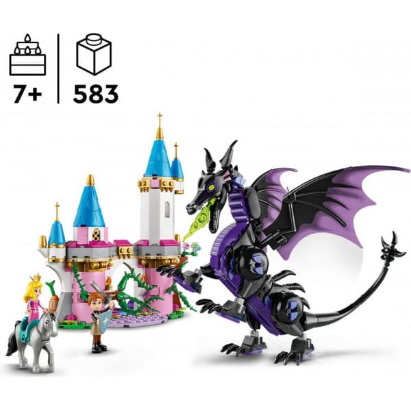 LEGO Disney Princess 43240 - Pahatar lohikäärmeenä