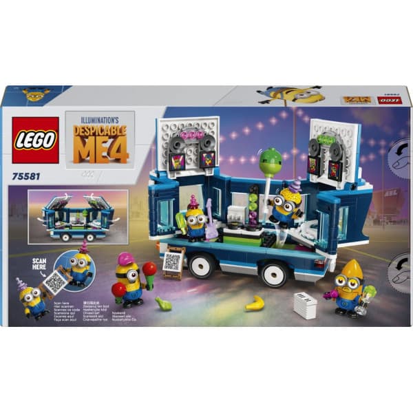 LEGO Despicable Me 4 Minionernas musikpartybuss 75581