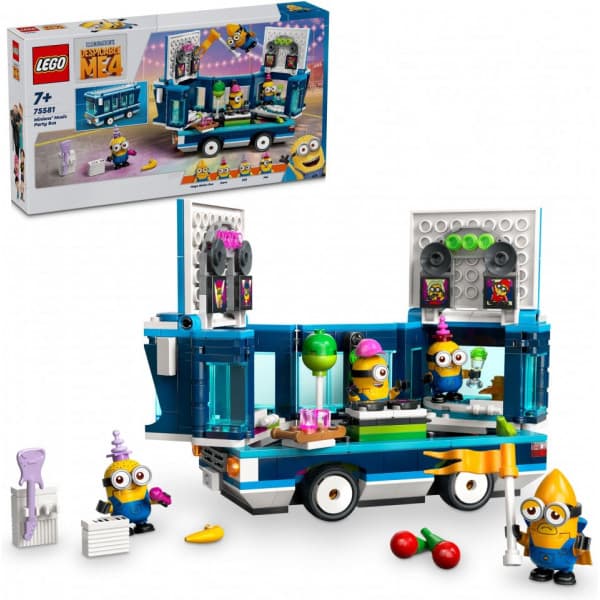 LEGO Despicable Me 4 Minionernas musikpartybuss 75581