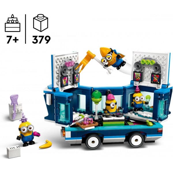 LEGO Despicable Me 4 Minionernas musikpartybuss 75581