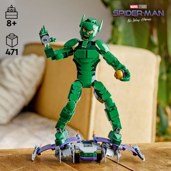 LEGO Super Heroes Marvel 76284 - Rakennettava Vihreä Menninkäinen ‑hahmo