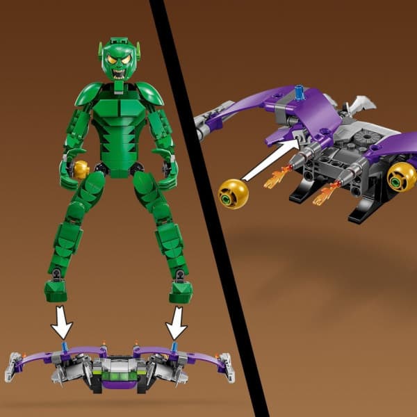 LEGO Super Heroes Marvel 76284 - Rakennettava Vihreä Menninkäinen ‑hahmo