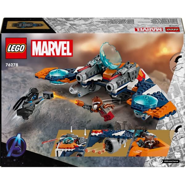 LEGO Marvel Rockets Warbird mot Ronan Set 76278
