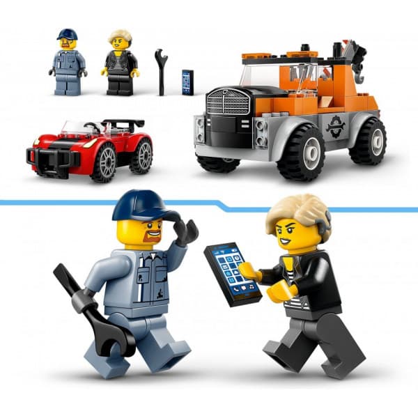LEGO City Bärgningsbil och sportbilsreparation Lekset 60435