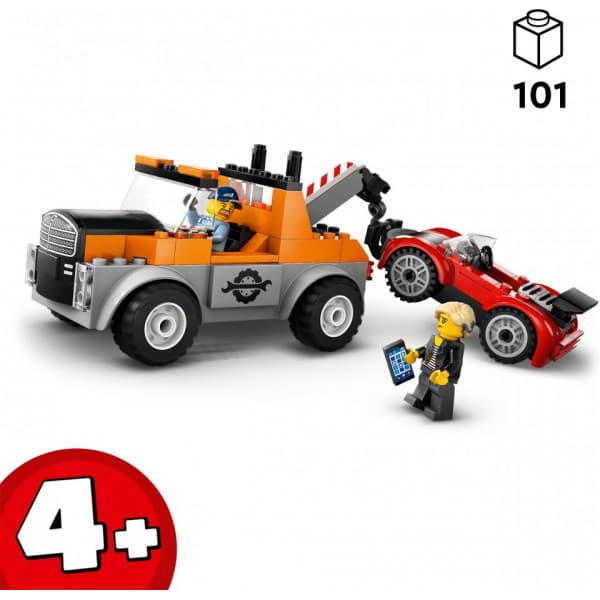 LEGO City Bärgningsbil och sportbilsreparation Lekset 60435