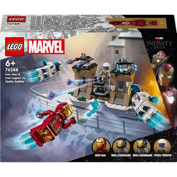 LEGO Marvel Iron Man & Iron Legion mot Hydrasoldat 76288