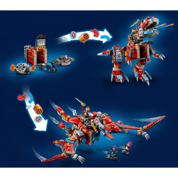 LEGO DREAMZzz™ Coopers robotdinosaurie C-Rex Leksak 71484