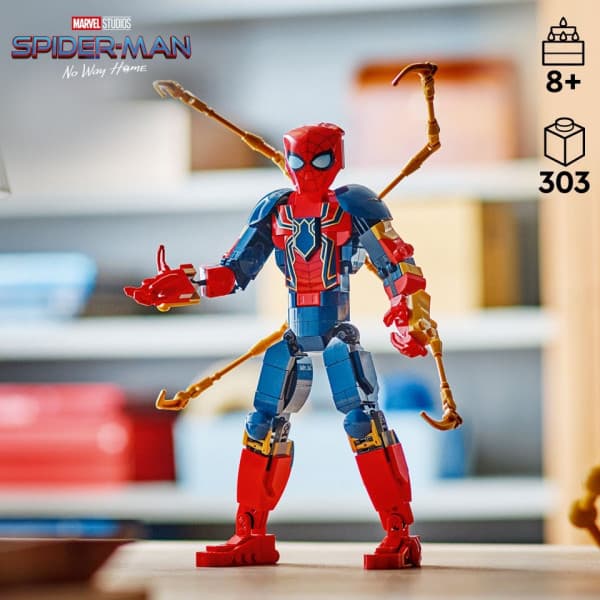 LEGO Super Heroes Marvel 76298 - Rakennettava Iron Spider-Man ‑hahmo